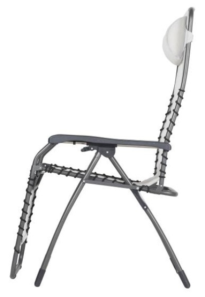 FIAM® Relaxliege MOVIDA 129TX / Weiss Grau